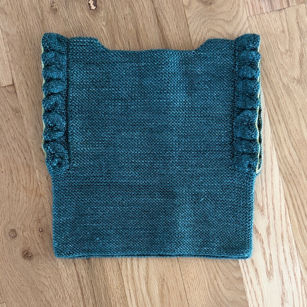 Misha And Puff Teal Knit Sweater Top